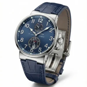 بند چرم آبی سلطنتی طاووس – Royal Blue Strap